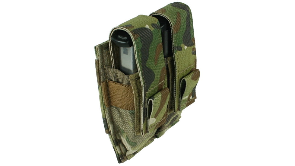 Specter Gear MOLLE Double Universal Pistol Magazine Pouch, Vertical Draw, Multicam, 1135 MULT