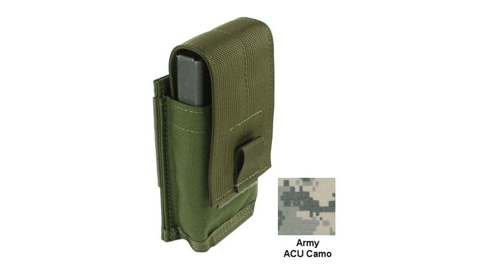Specter Gear MOLLE/ PALS Compatible Modular 7.62 NATO 20rd. Magazine Single Pocket Single Magazine Pouch,Army ACU Camo 745 ACU