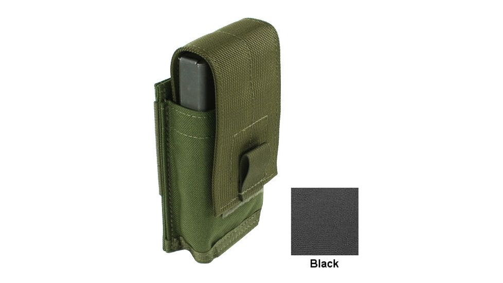 Specter Gear MOLLE/ PALS Compatible Modular 7.62 NATO 20rd. Magazine Single Pocket Single Magazine Pouch,Black 745 BLK