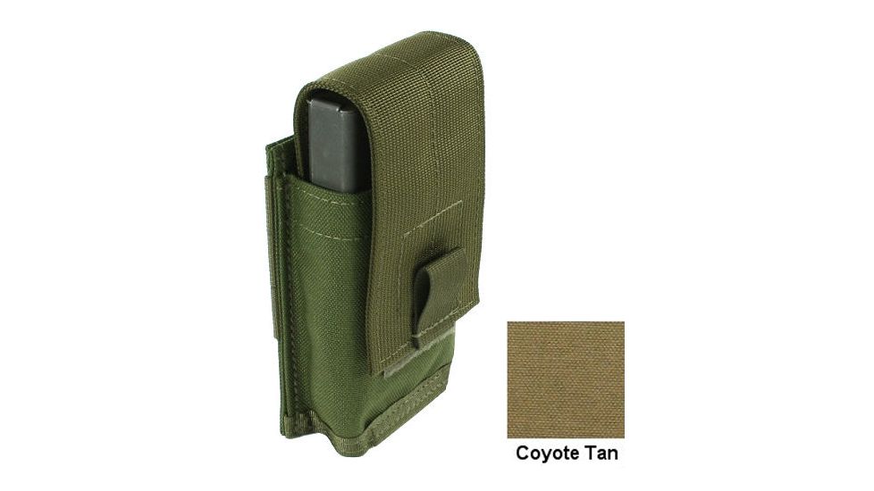 Specter Gear MOLLE/ PALS Compatible Modular 7.62 NATO 20rd. Magazine Single Pocket Single Magazine Pouch,Coyote 745 COY