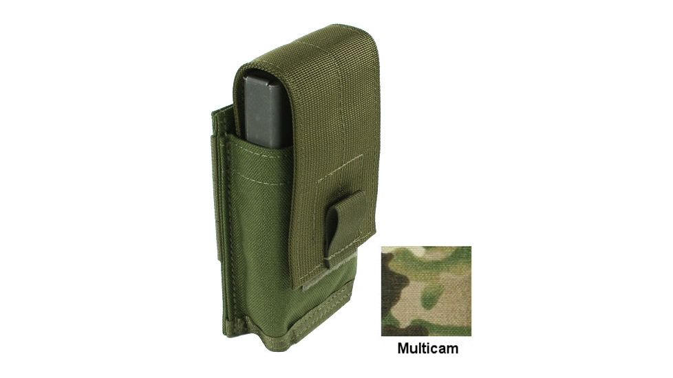 Specter Gear MOLLE/ PALS Compatible Modular 7.62 NATO 20rd. Magazine Single Pocket Single Magazine Pouch,MultiCam 745 MULT