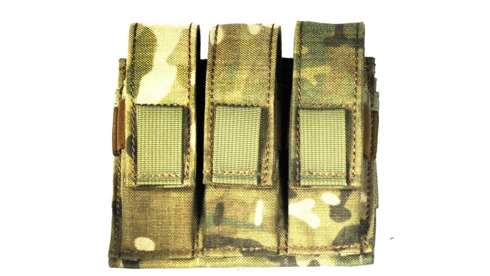 Specter Gear Triple Universal Pistol Magazine Pouch, MOLLE Compatible – MultiCam, 276-MULT