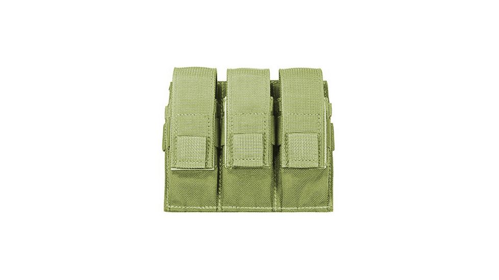 Specter Gear MOLLE / PALS Modular Triple Pistol Magazine Pouch, Universal - OD Green - 276-OD