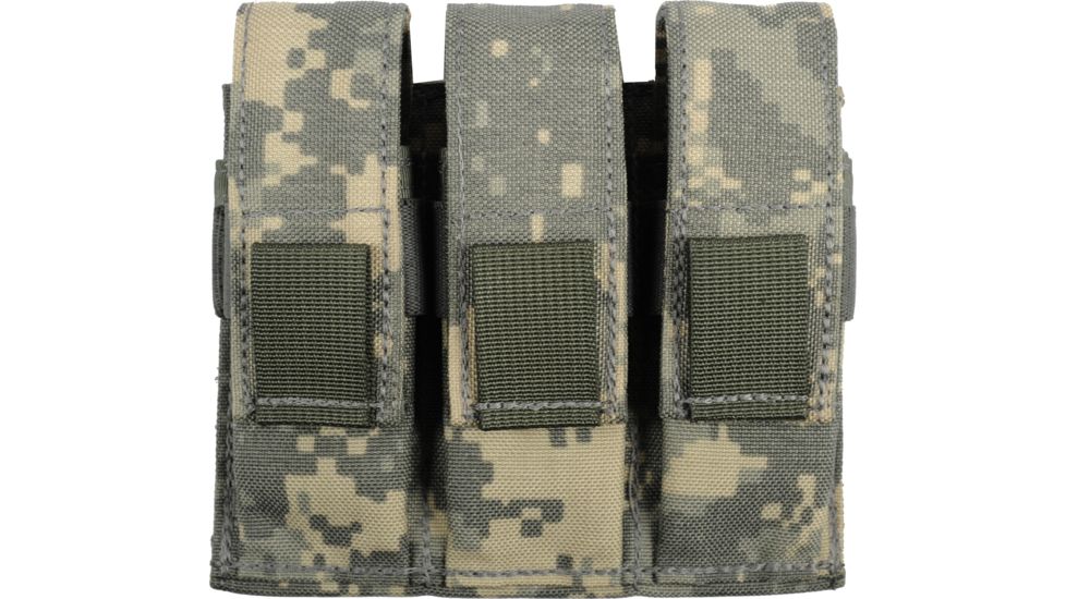 Specter Gear MOLLE PALS Modular Triple Pistol Magazine Pouch, ACU Camo 276ACU