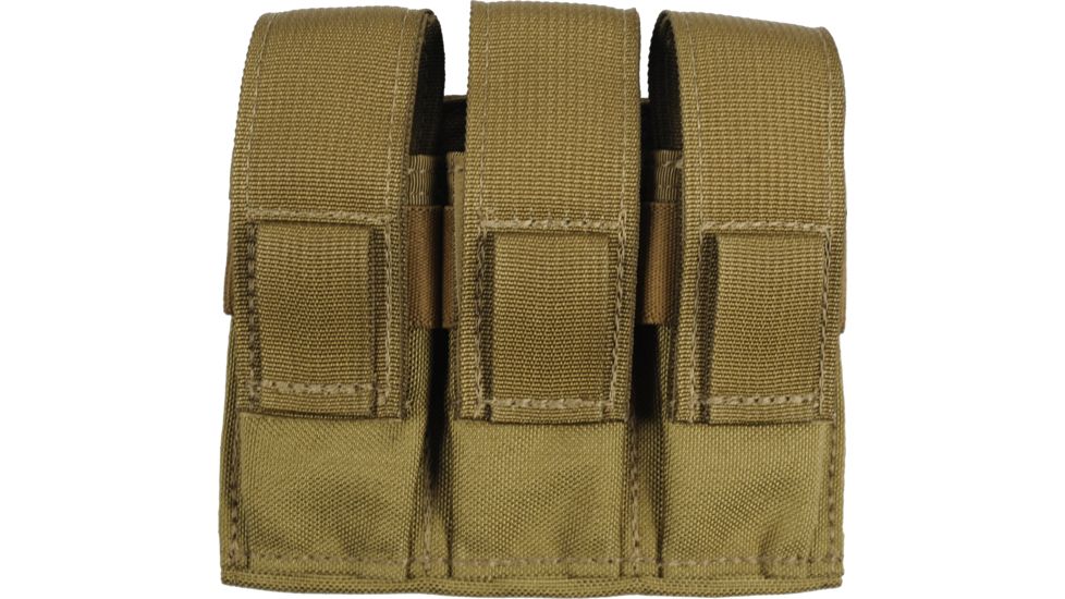 Specter Gear MOLLE PALS Modular Triple Pistol Magazine Pouch,  Coyote 276COY