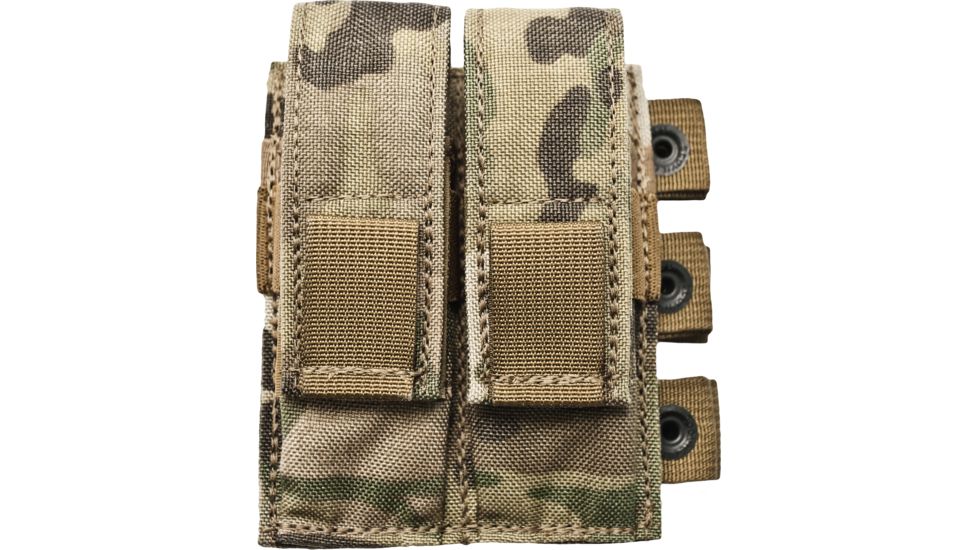 Specter Gear Mollepals Modular Double Universal Pistol Mag Pouch Horizontal Multicam 611 Mult