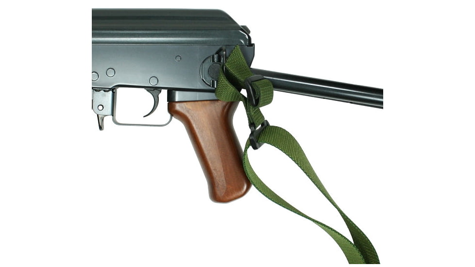 Specter Gear Raider 2 Point Tactical Sling, AK-47 with Folding Stock, Braided Lanyard, Emergency Release, Black, 548 BLK-ERB-BL