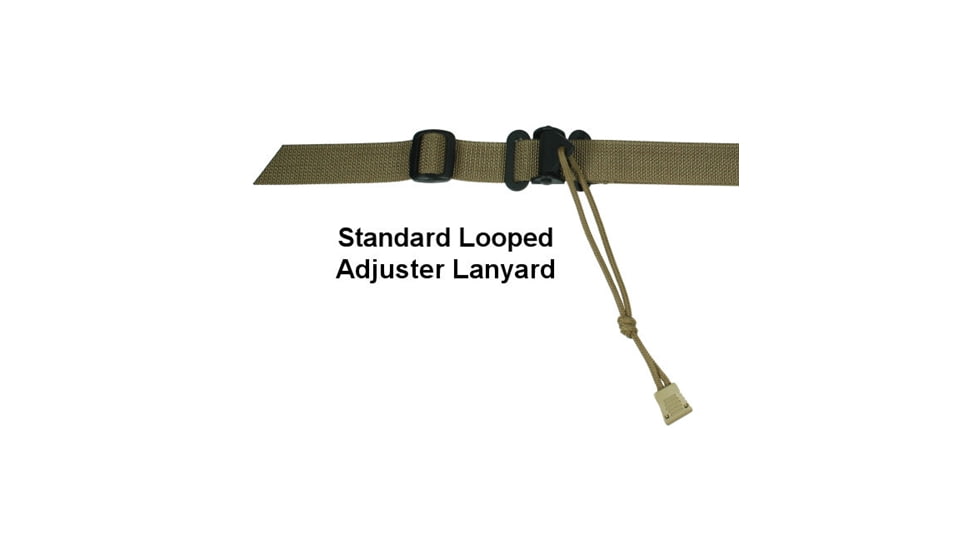 Specter Gear Raider 2 Point Tactical Sling, AK-47 with Folding Stock, Braided Lanyard, Emergency Release, Black, 548 BLK-ERB-BL