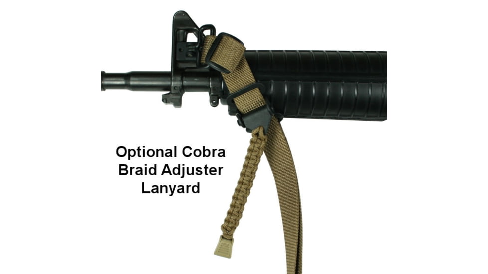 Specter Gear Raider 2 Point Tactical Sling, M-4A1, Magpul Stock, Standard Lanyard, Emergency Release, Olive Drab Green, 1038 OD-ERB