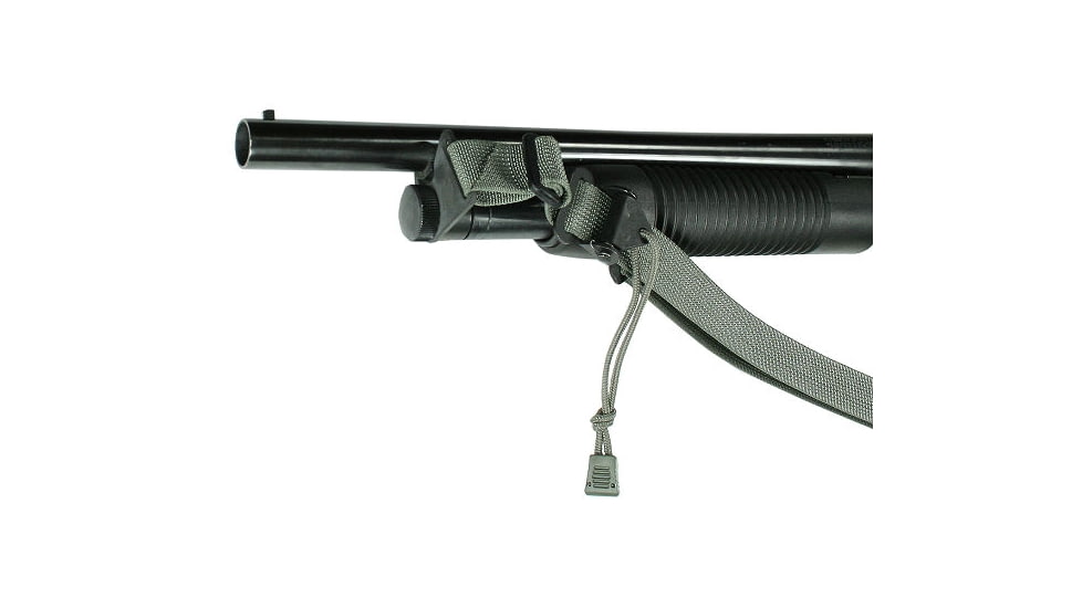 Specter Gear Raider 2 Point Tactical Sling, Mossberg 500 / Maverick 88, standard fixed stock, Braided Lanyard, Emergency Release, Black, 540 BLK-ERB-BL
