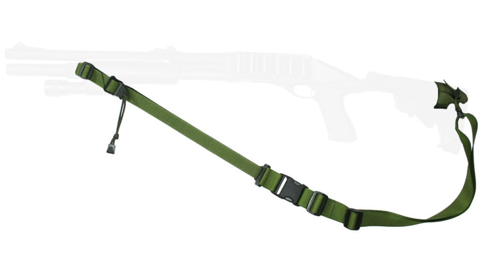 Specter Gear Raider 2 Point Tactical Sling, Winchester 1300 / FN TPS with M-4 type stock, Braided Lanyard, Emergency Release, Coyote Tan, 646 COY-ERB-BL