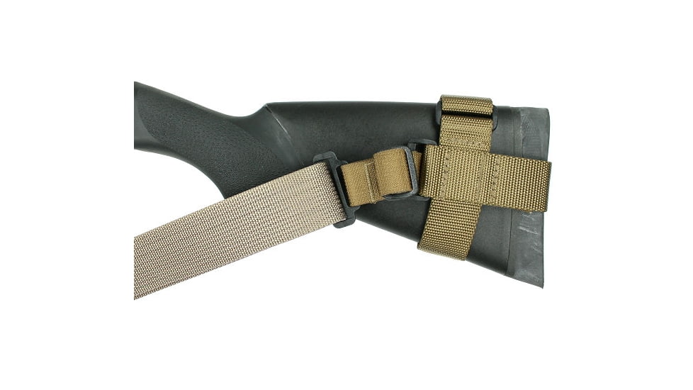 Specter Gear Raider 2 Point Tactical Sling, Winchester 1300 with Hogue 12 LOP Stock, Braided Lanyard, Emergency Release, Coyote Tan, 767 COY-ERB-BL