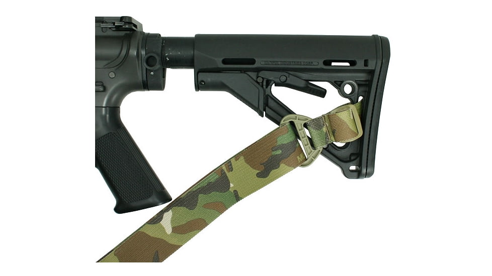 Specter Gear Recon 2 Point Tactical Sling, M-4A1, with Magpul collapsible stock &amp; side front sling swivel, Emergency Release, Olive Drab Green, 1109 OD-ERB