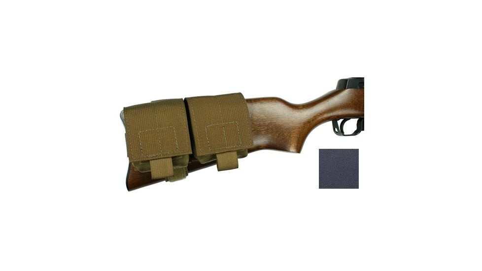 Specter Gear Ruger Mini-14 / 30 Double 10 rd. Buttstock Magazine Pouch With Rear Adapter - Black, Black 856-BLK