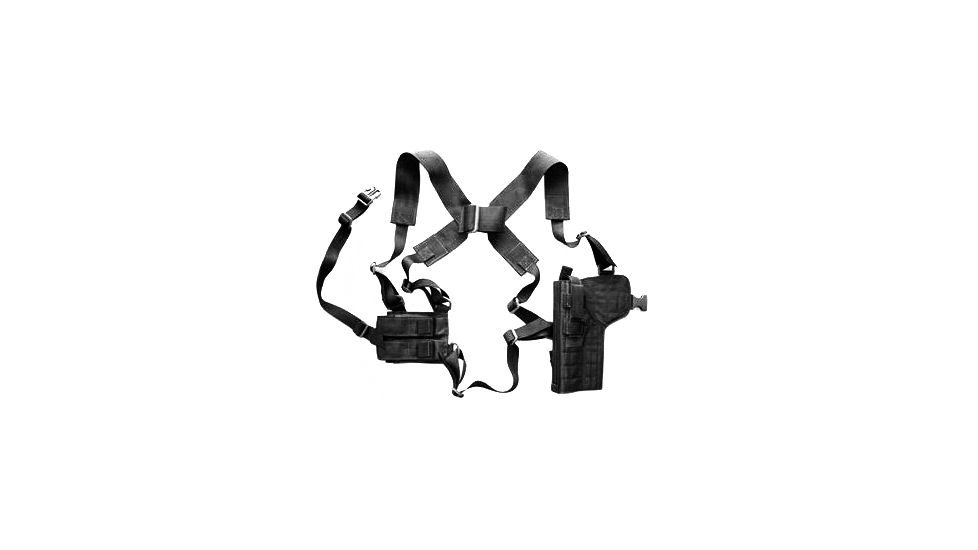 Specter Gear Shoulder Holster w/ Double Mag Pouch, M9 / Beretta 92F - Black, 418-LH-BLK 