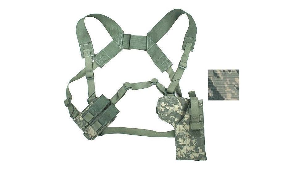 Specter Gear Shoulder Holster w/ Double Mag Pouch, M9 / Beretta 92F - MultiCam, 418-LH-ABU