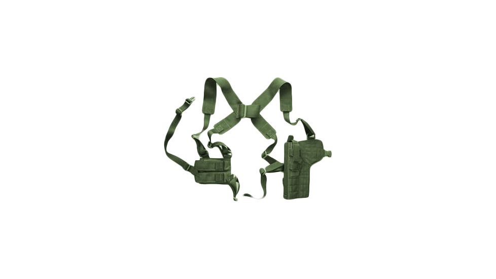 Specter Gear Shoulder Holster w/ Double Mag Pouch, M9 / Beretta 92F - OD Green, 418-LH-OD