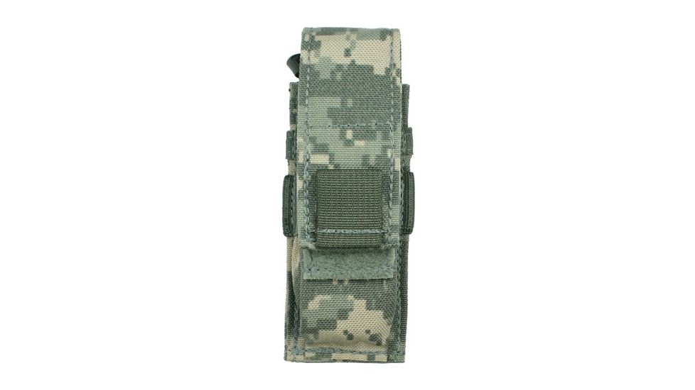 Specter Gear Single Universal Pistol Magazine Pouch, MOLLE Compatible - ACU Camo