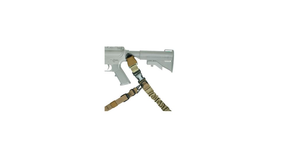 Specter Gear TCS Convertible 1 or 2 Point Tactical Sling, Steel Hook Attachment Version, Coyote, 859 COY-ERB
