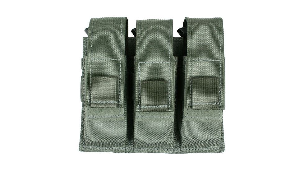 Specter Gear Triple Universal Pistol Magazine Pouch, 2-2.25in Belts - Foliage Green