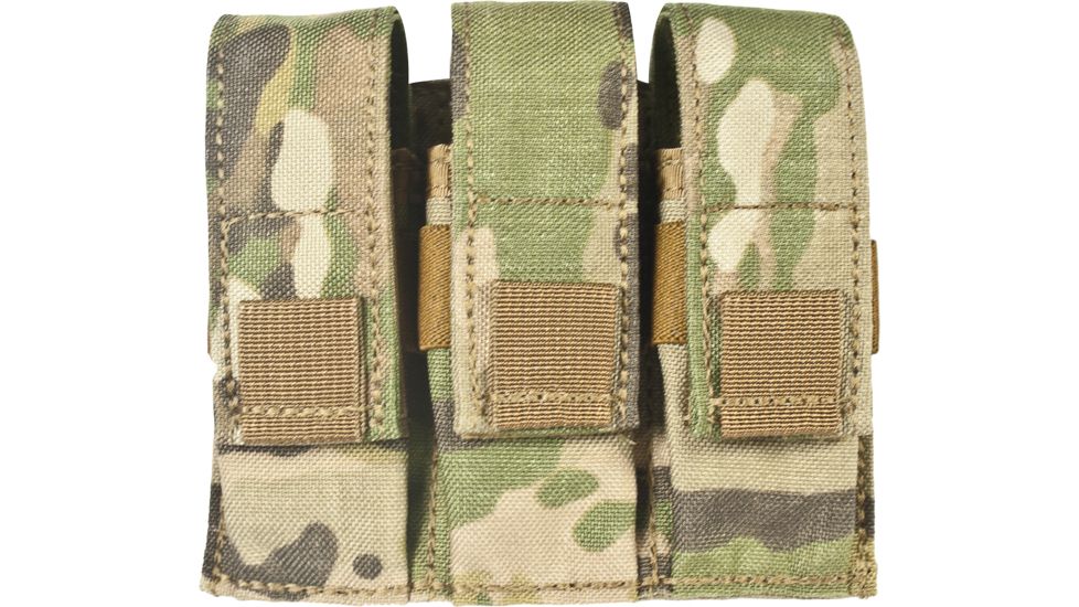 Specter Gear Triple Universal Pistol Magazine Pouch, 2-2.25in Belts - MultiCam, 279-MULT