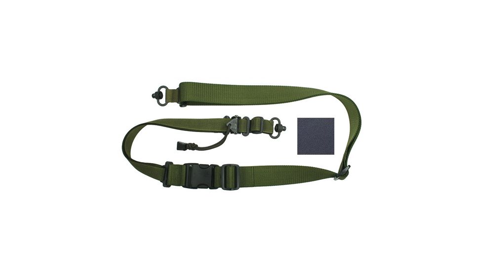 Specter Gear Universal QD Swivel Raider II 2 Point Sling, Black, Black 853-BLK