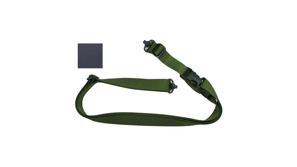 Specter Gear Universal QD Swivel CQB 3 Point Tactical Sling, Black, w/ERB, Black 850-BLK-ERB