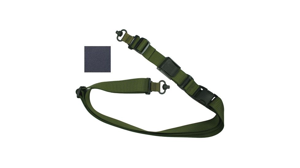 Specter Gear Universal QD Swivel SOP 3 Point Tactical Sling, Black, Black 852-BLK