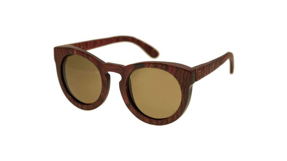 Spectrum Sunglasses Aikau S124bn Sunglasses, Cherry Frame, Gold Lens SSGS124BN