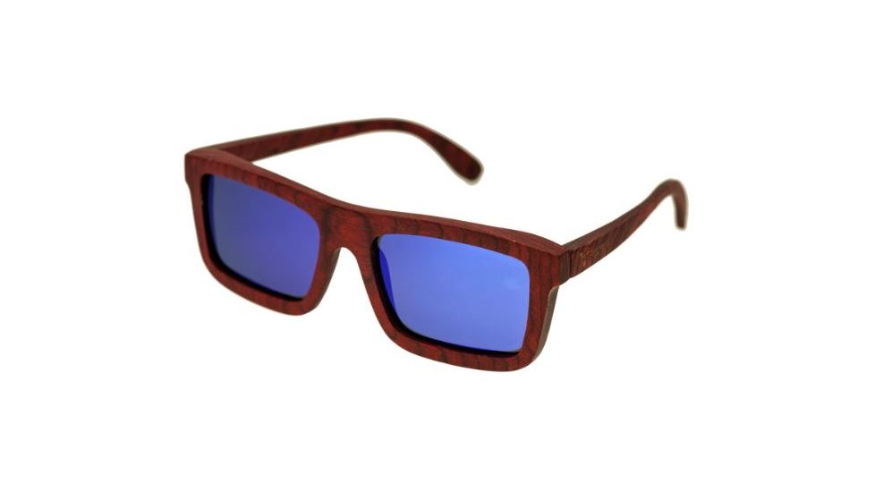 Spectrum Sunglasses Clark S119BL Sunglasses, Cherry Frame, Blue Lens SSGS119BL