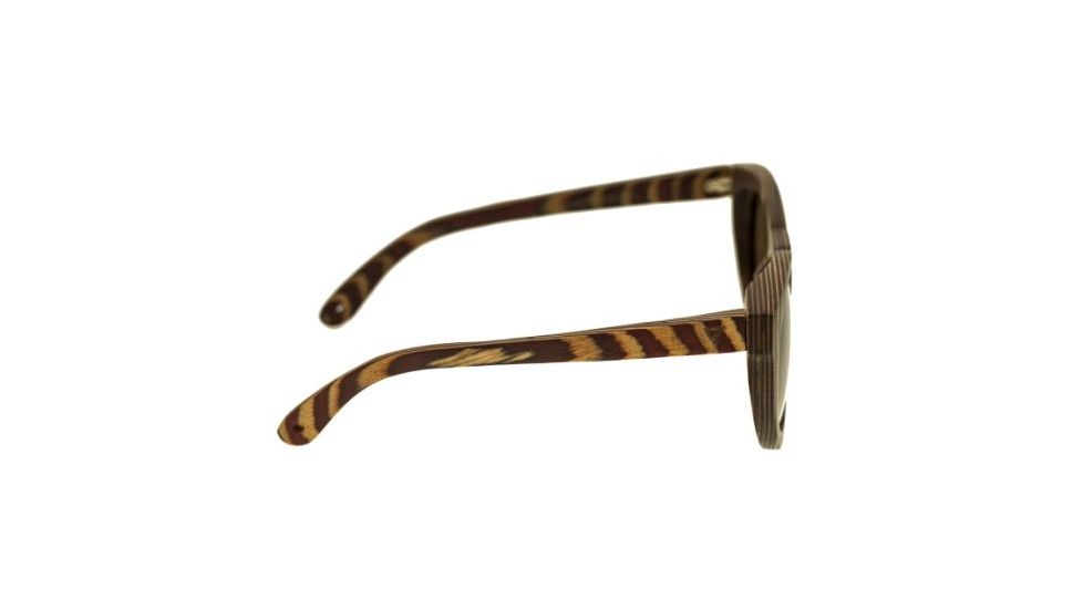 Spectrum Sunglasses Dorian S128BN Sunglasses, Cherry Zebra Frame, Brown Lens SSGS128BN