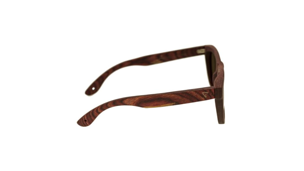 Spectrum Irons Wood Sunglasses, Cherry Frame, Brown Lens, Cherry/Brown, One Size, SSGS105BN