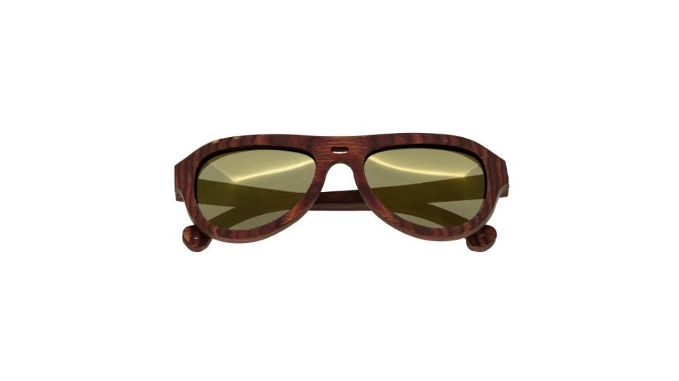 Spectrum Sunglasses Keaulana S112gd Sunglasses, Cherry Frame, Gold Lens SSGS112GD