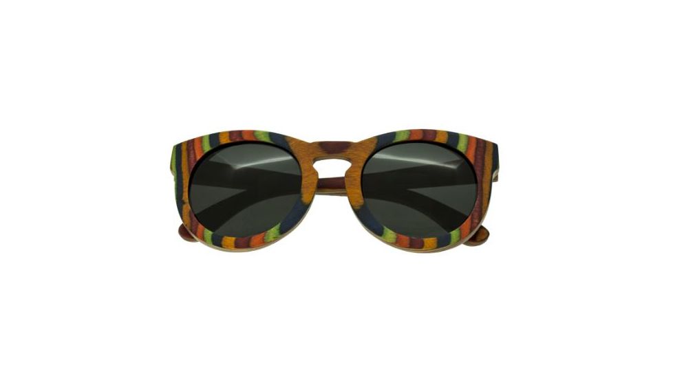 Spectrum Sunglasses Kekai S125bk Sunglasses, Multi Frame, Black Lens SSGS125BK