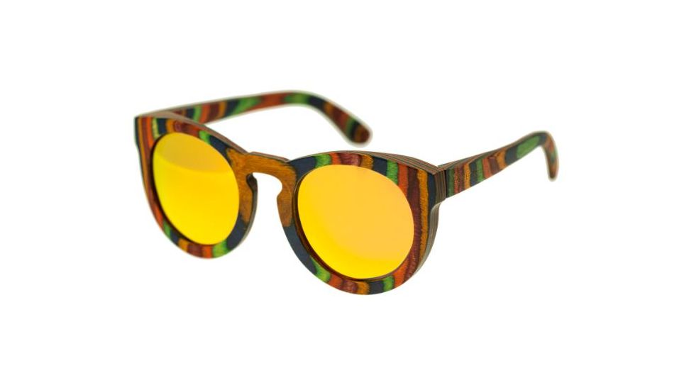 Spectrum Sunglasses Kekai S125rd Sunglasses, Multi Frame, Red Lens SSGS125RD