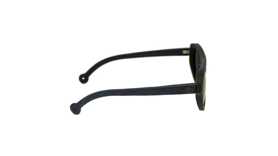 Spectrum Machado Wood Sunglasses, Blue Frame, Blue Lens, Blue/Blue, One Size, SSGS113BL