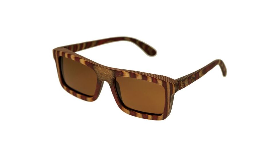 Spectrum Sunglasses Parkinson S121bn Sunglasses, Cherry Zebra Frame, Brown Lens SSGS121BN