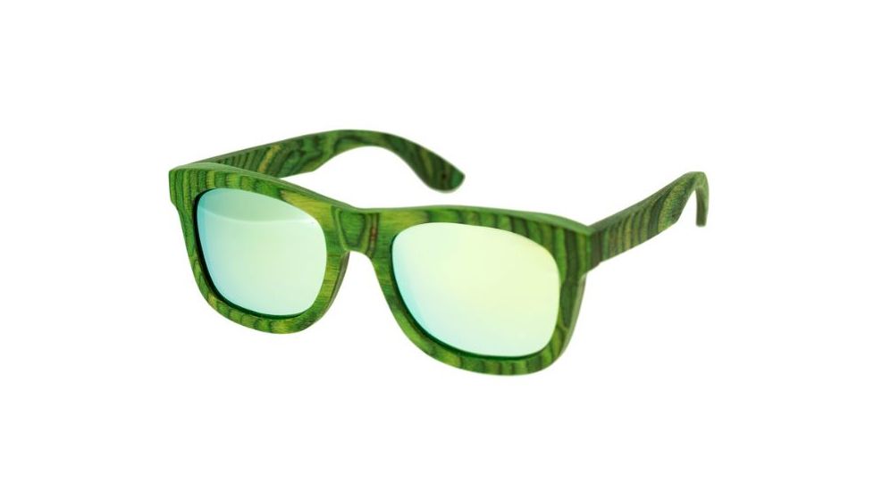 Spectrum Sunglasses Slater S101gy Sunglasses, Green Frame, Green Lens SSGS101GY
