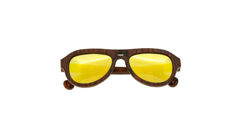 Spectrum Sunglasses Stroud S110gd Sunglasses, Orange Frame, Gold Lens SSGS110GD