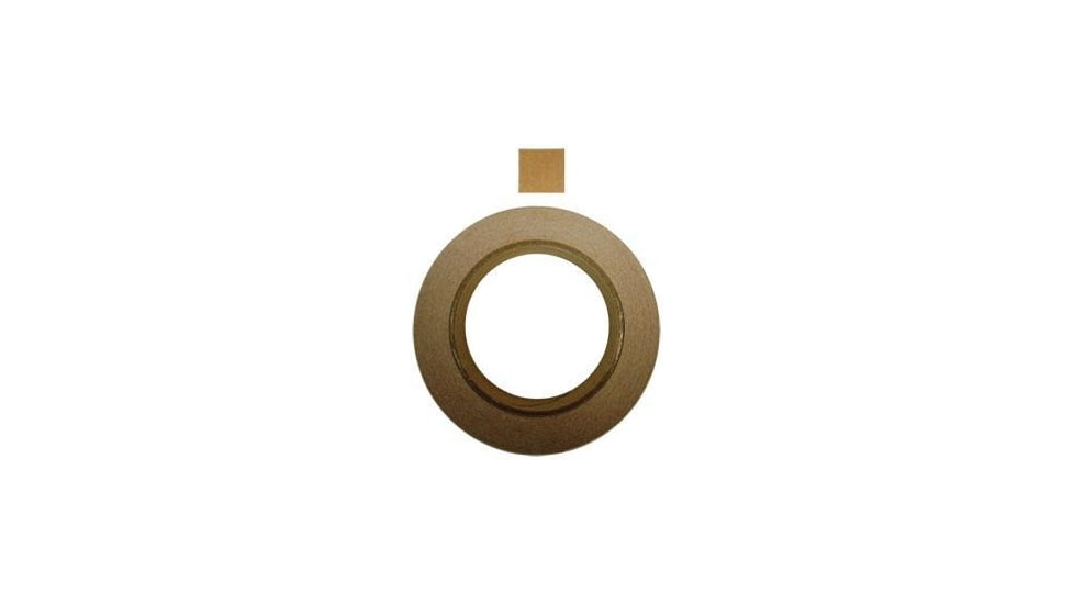Speedwell Targets 1in Square Paster Pressure Sensitive Black 1000/Roll, PAS BR S