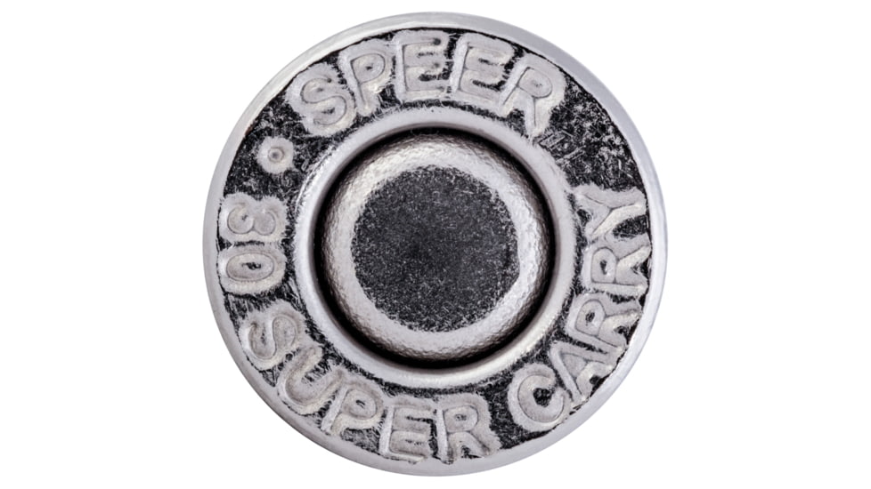 Speer 30 Super Carry 115 Grain GDHP Nickle Plated Brass Centerfire Pistol Ammo, 20 Rounds, 24261GD