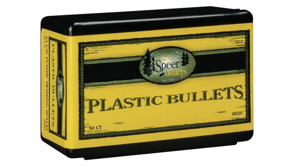 Speer Plastic Training Bullet, 44 Rem Magnum, Black, 8520