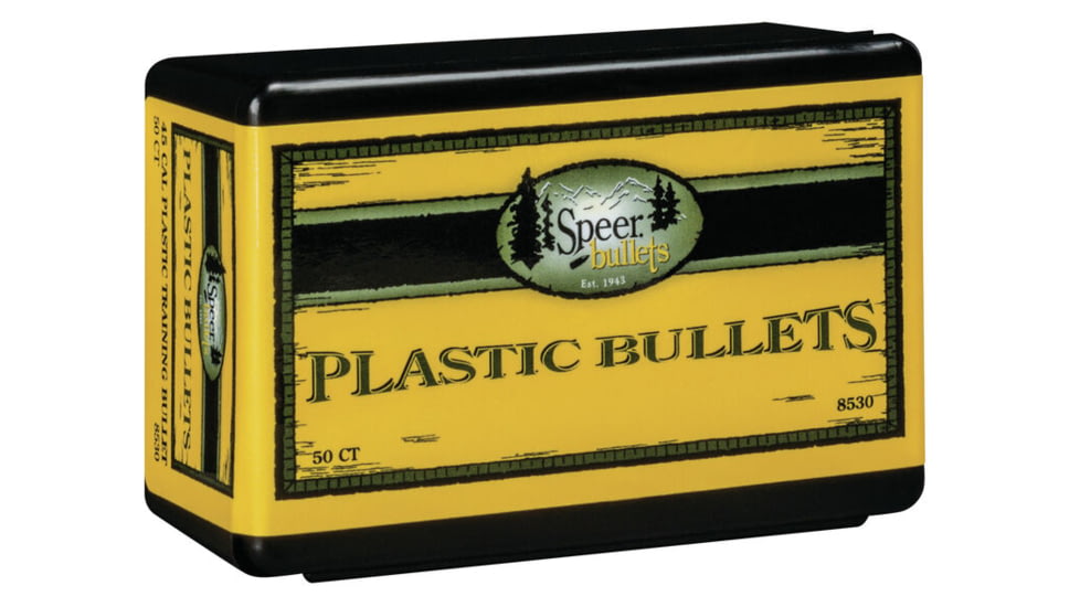 Speer Plastic Training Bullet, 45 Auto, Black, 8530