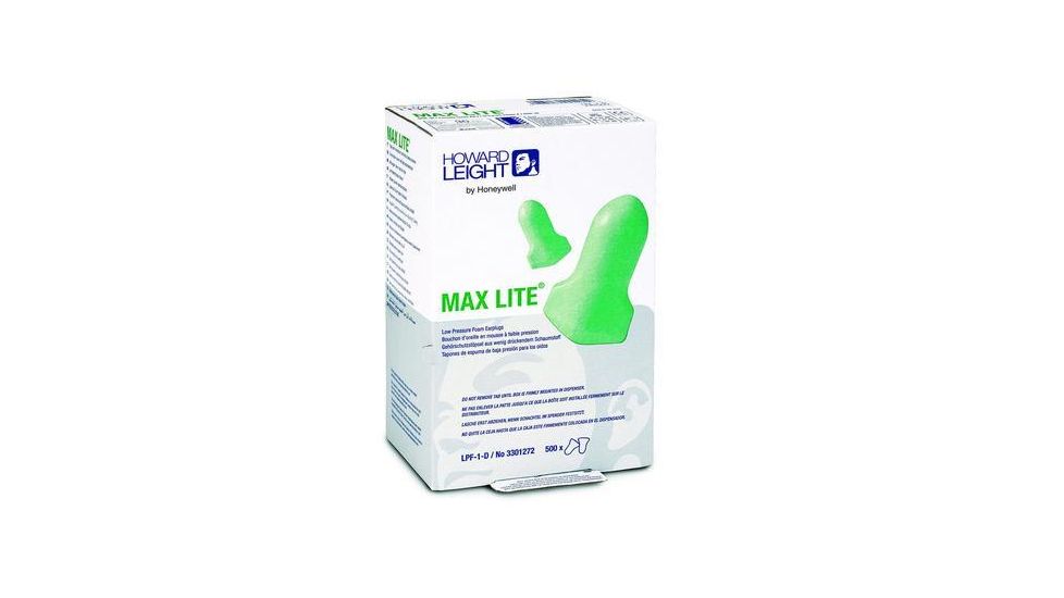 Sperian Personal Protective Equipment Ear Plugs Disp Maxlite PK500PR LPF-1-D, Package