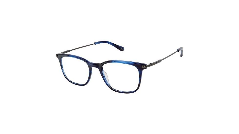 Sperry Top-Sider BARRINGTON Progressive Prescription Eyeglasses - Frame NAVY HORN, Size 51/19mm SPBARRINGTON03