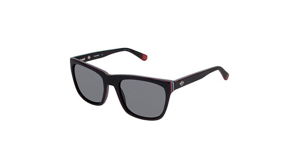 Sperry Top-Sider Fishers Island Progressive Prescription Sunglasses SPFISHERSISLAND01 - Frame Color Black / Red
