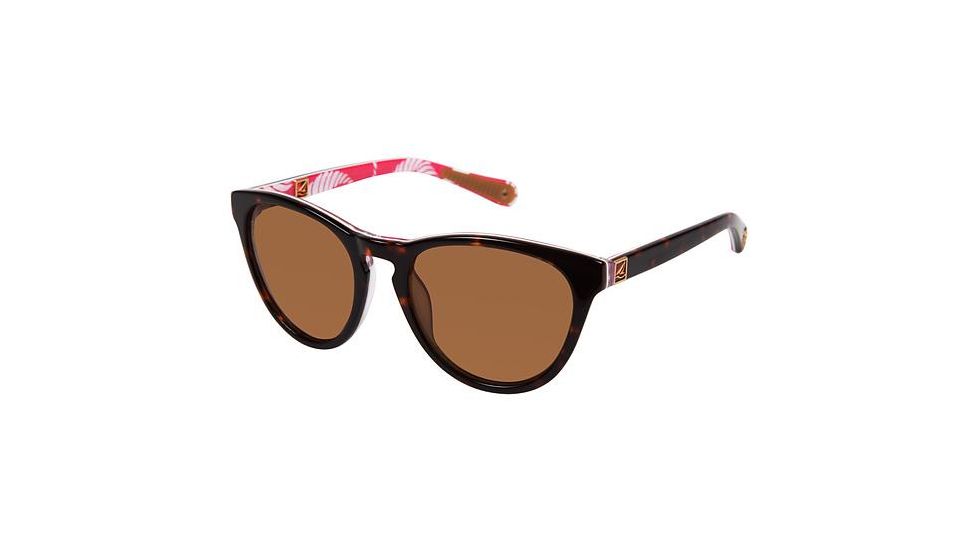 Sperry Top-Sider NANTUCKET Sunglasses - Frame Tortoise / Fuchsia Newport Rope SPNANTUCKET02