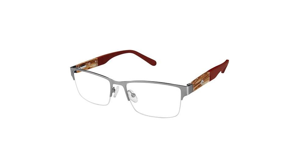 Sperry Top-Sider ROCKPORT Prescription Eyeglasses - Frame MATTE GUN/RED, Size 54/18mm SPROCKPORT02