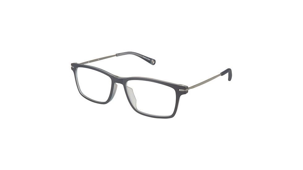 Sperry Top-Sider Sachuest Single Vision Prescription Eyeglasses - Frame Navy/Trans Grey, Size 51/15mm SPSACHUEST03
