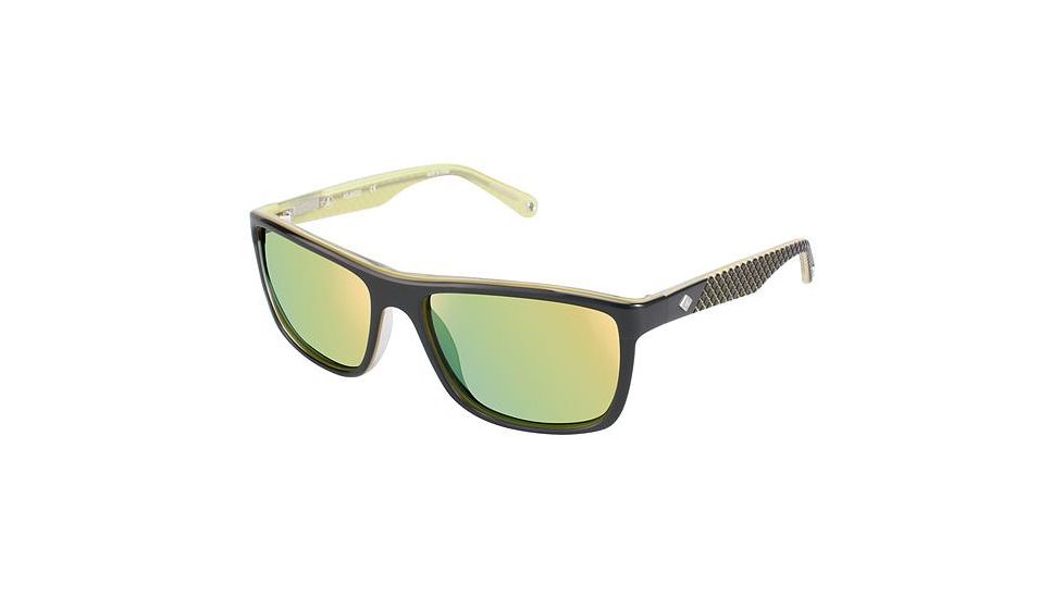 Sperry Top-Sider Sea Cliff Single Vision Prescription Sunglasses SPSEACLIFF01 - Frame Color Black/tarragon